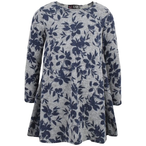 Kids girls grey swing dress - grey,