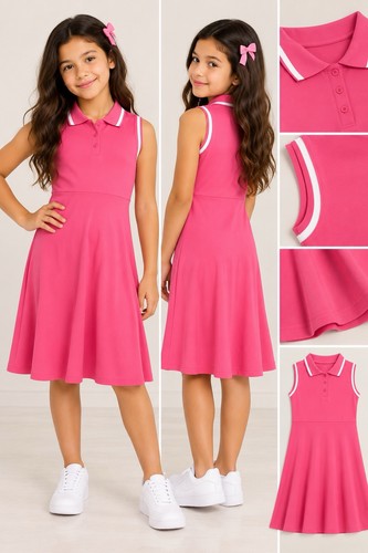 Girls pink sleeveless - girls,