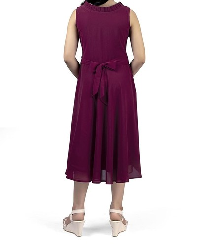 Girl calf length - length, solid