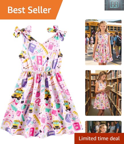 Versatile line girls dress - versatile, a-line